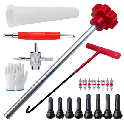 📢📢50%  OFF !! ⏰Quick Change Car Tire Valve Tool Kit