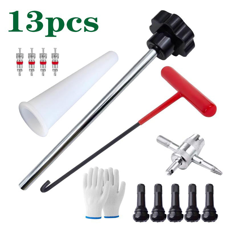 📢📢50%  OFF !! ⏰Quick Change Car Tire Valve Tool Kit
