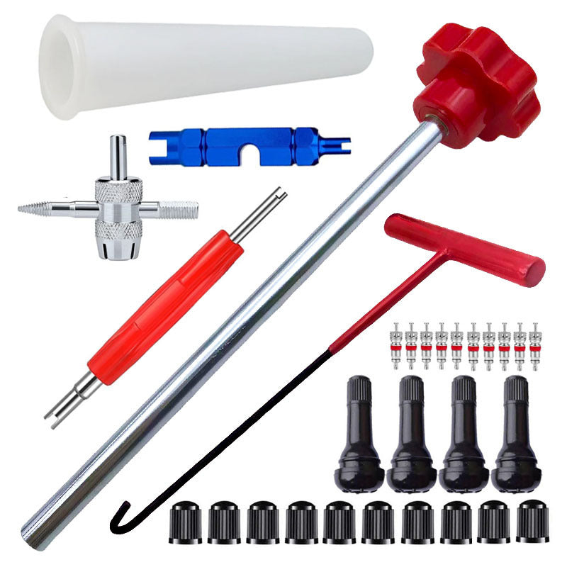📢📢50%  OFF !! ⏰Quick Change Car Tire Valve Tool Kit