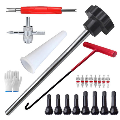 📢📢50%  OFF !! ⏰Quick Change Car Tire Valve Tool Kit