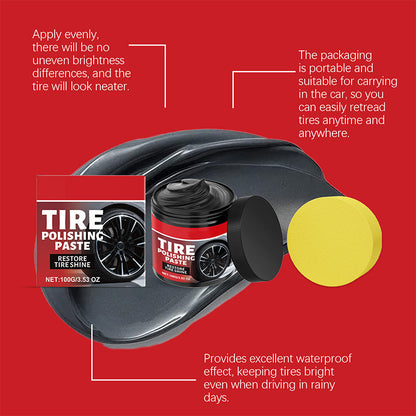 🔥Hot Sale Deals-Wheel Shine Balm with Sponge Applicator