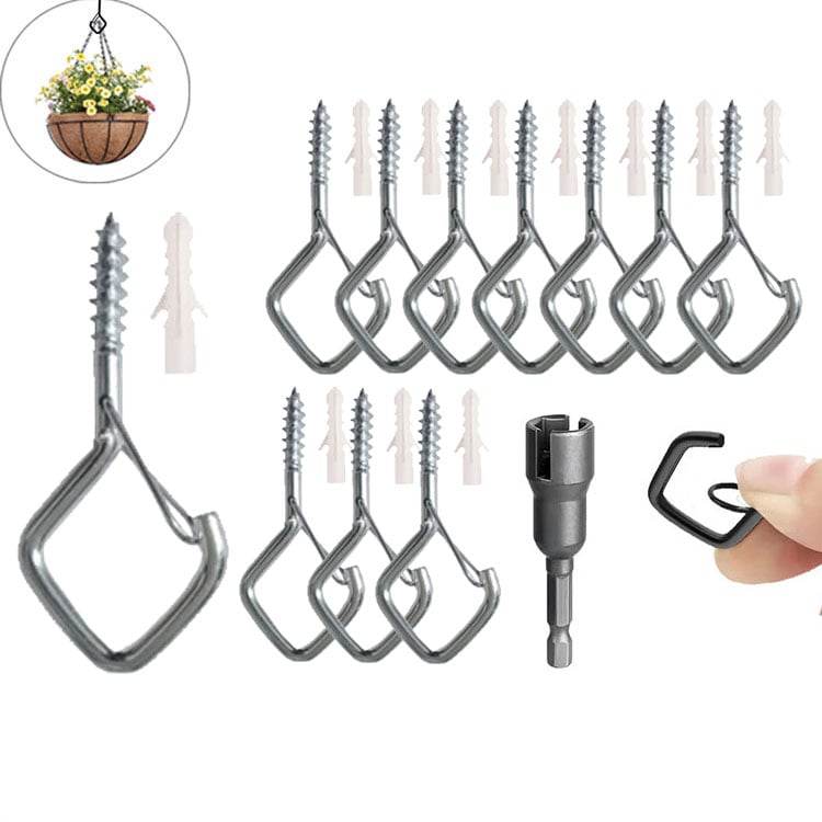 📢📢30% OFF !! ⏰Square Snap Hanging Hooks