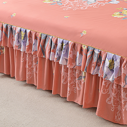 📢📢60%  OFF !! ⏰3-Piece Ruffled Bed Skirt Set🛏️