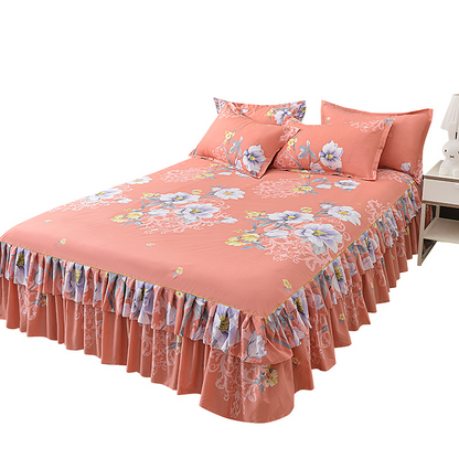 📢📢60%  OFF !! ⏰3-Piece Ruffled Bed Skirt Set🛏️