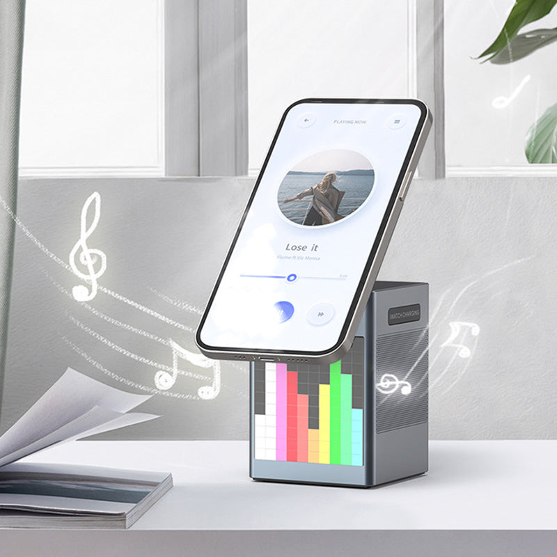 📢📢60%  OFF !! ⏰Multifunctional Charging Station with Built-in Bluetooth Speaker & Clock