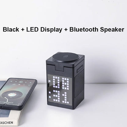 📢📢60%  OFF !! ⏰Multifunctional Charging Station with Built-in Bluetooth Speaker & Clock