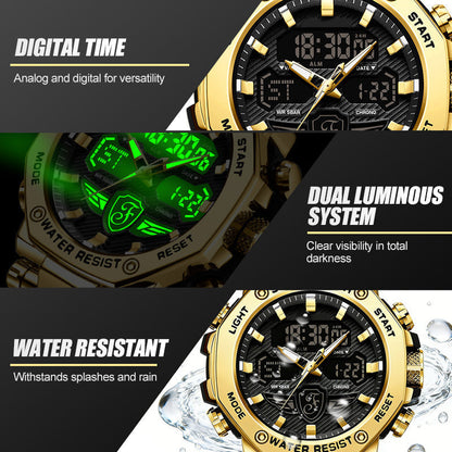 📢📢50%  OFF !! ⏰Men's Multifunction Waterproof Luminous Watch⌚
