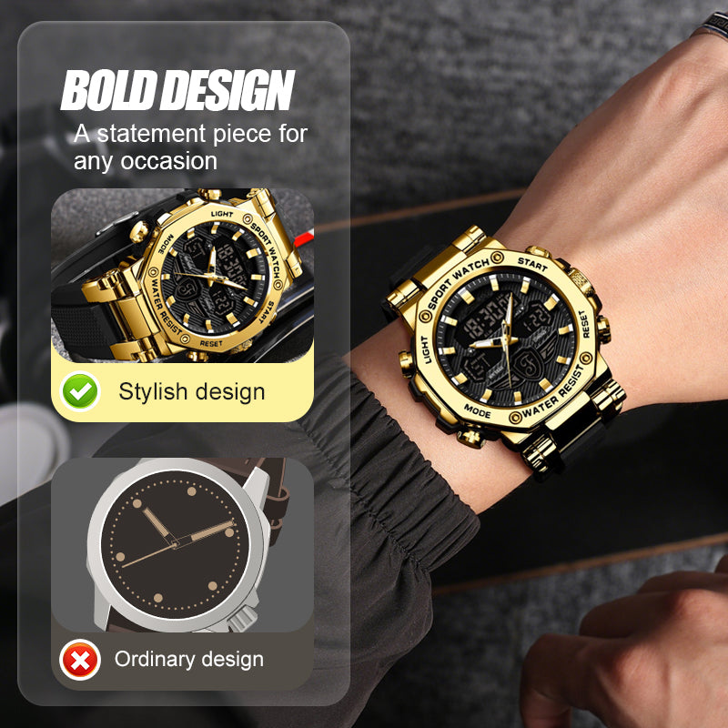 📢📢50%  OFF !! ⏰Men's Multifunction Waterproof Luminous Watch⌚