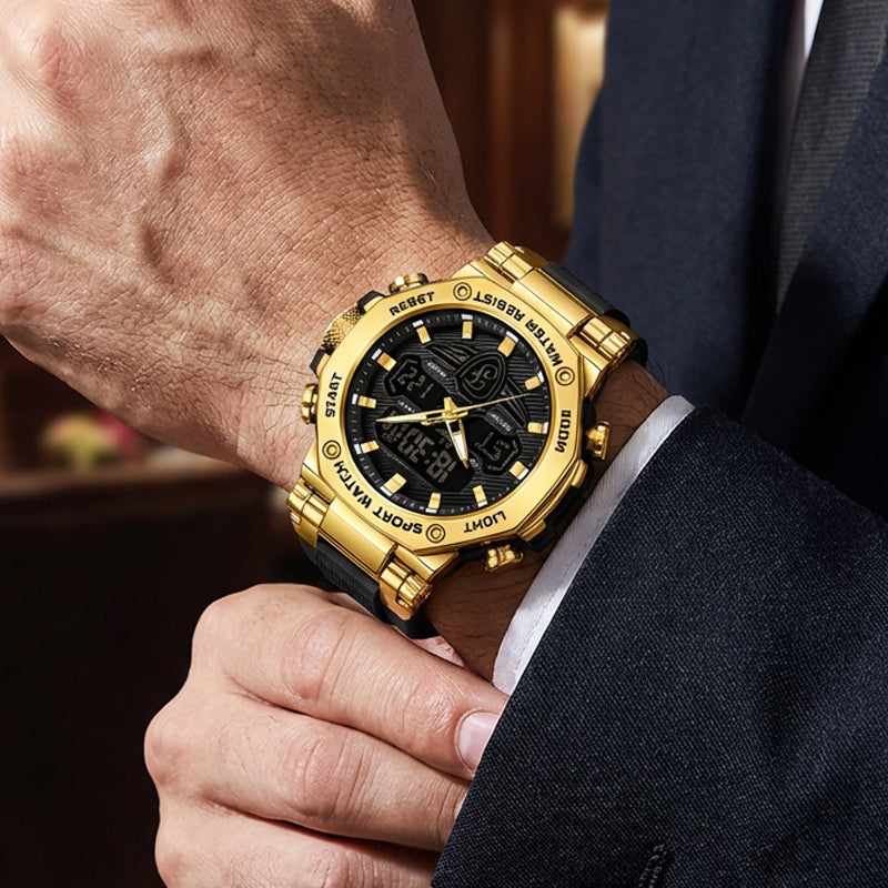 📢📢50%  OFF !! ⏰Men's Multifunction Waterproof Luminous Watch⌚