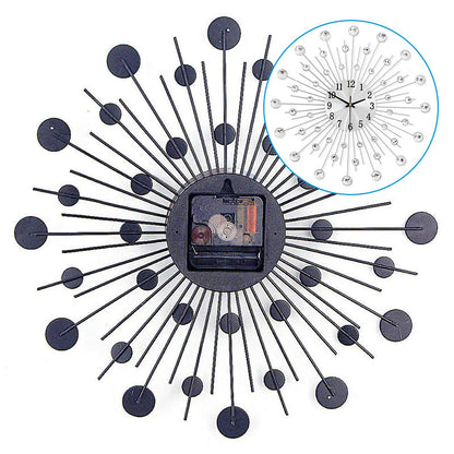 📢📢50%  OFF !! ⏰ Creative Rhinestone Wall Clock – Silent, Minimalist Luxury for Living Room, Dining & Entryway! 💎🏡
