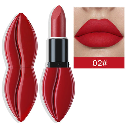 📢📢50%  OFF !! ⏰Long-Lasting Lip-Shaped Matte Lipstick