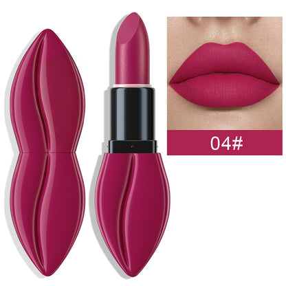 📢📢50%  OFF !! ⏰Long-Lasting Lip-Shaped Matte Lipstick