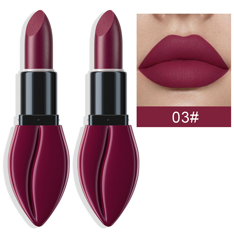 📢📢50%  OFF !! ⏰Long-Lasting Lip-Shaped Matte Lipstick