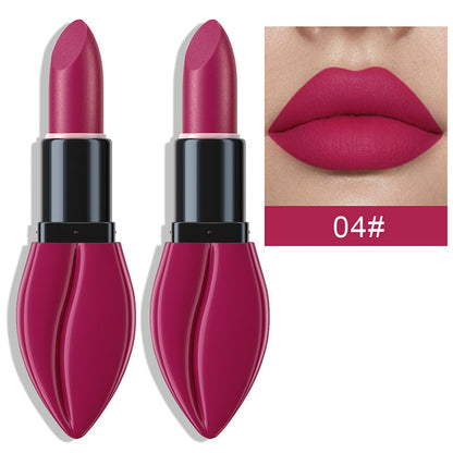 📢📢50%  OFF !! ⏰Long-Lasting Lip-Shaped Matte Lipstick