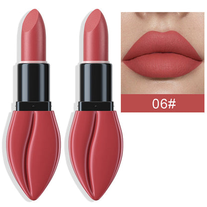 📢📢50%  OFF !! ⏰Long-Lasting Lip-Shaped Matte Lipstick