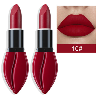 📢📢50%  OFF !! ⏰Long-Lasting Lip-Shaped Matte Lipstick