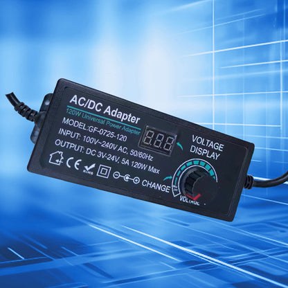 📢📢50% OFF !!!⏰Adjustable 3V-24V 3A Universal AC/DC Power Adapter