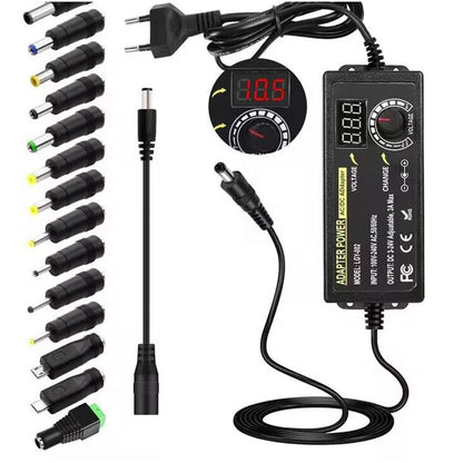 📢📢50% OFF !!!⏰Adjustable 3V-24V 3A Universal AC/DC Power Adapter