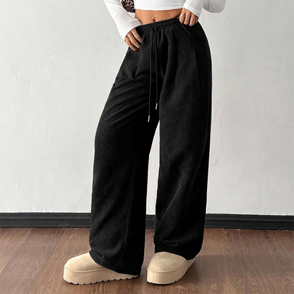 📢📢50%  OFF !!!⏰Casual Loose Fit Corduroy Trousers for Women