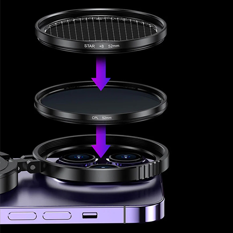 📢📢50%  OFF !! ⏰2-in-1 Magnetic CPL & Star Filter Lens