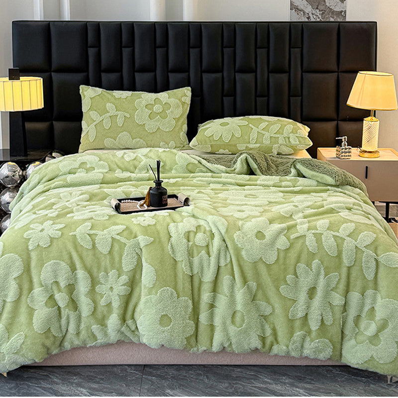 📢📢60%  OFF !! ⏰Double-Layer Plush Jacquard Blanket