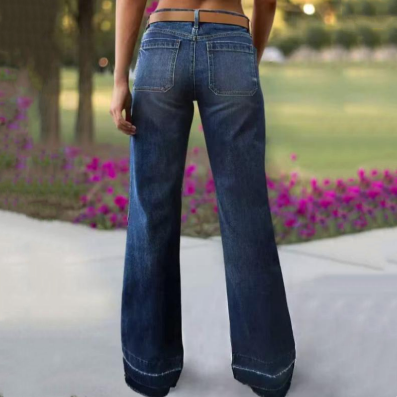 📢📢50%  OFF !! ⏰Women's Retro Flare Jeans with Pockets