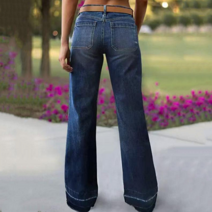 📢📢50%  OFF !! ⏰Women's Retro Flare Jeans with Pockets