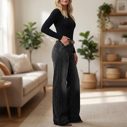 📢📢50%  OFF !! ⏰Women's Retro Flare Jeans with Pockets