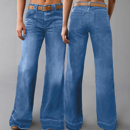 📢📢50%  OFF !! ⏰Women's Retro Flare Jeans with Pockets