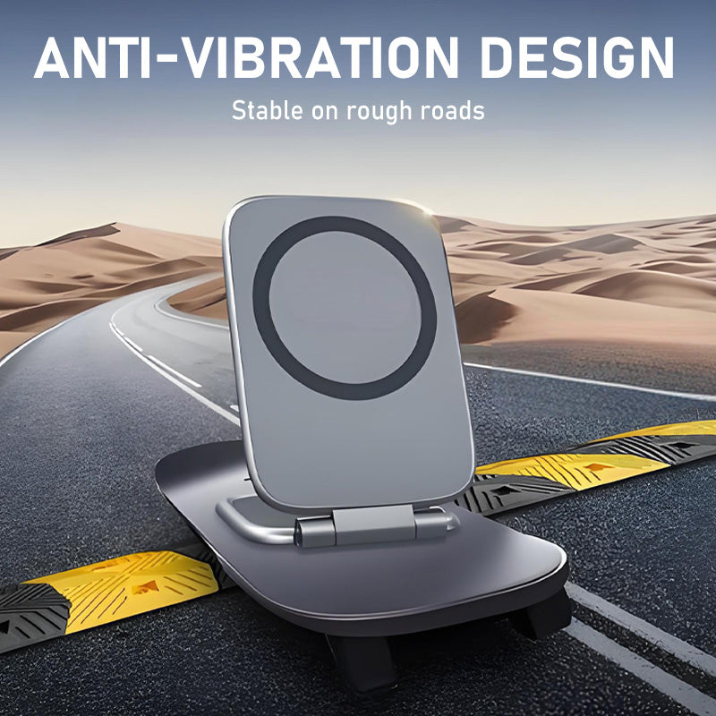 📢📢50% OFF!!⏰Magnetic Strong-Hold Phone Mount—Sticks Like a Magnet, Stands Like a Rock!📱⚡