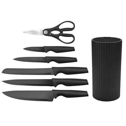 📢📢40% OFF !! ⏰Modern 7-in-1 Kitchen Knife & Scissors Set