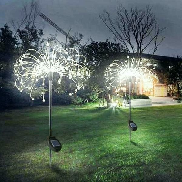 📢📢50% OFF !!!⏰Waterproof Solar Garden Fireworks Lamp
