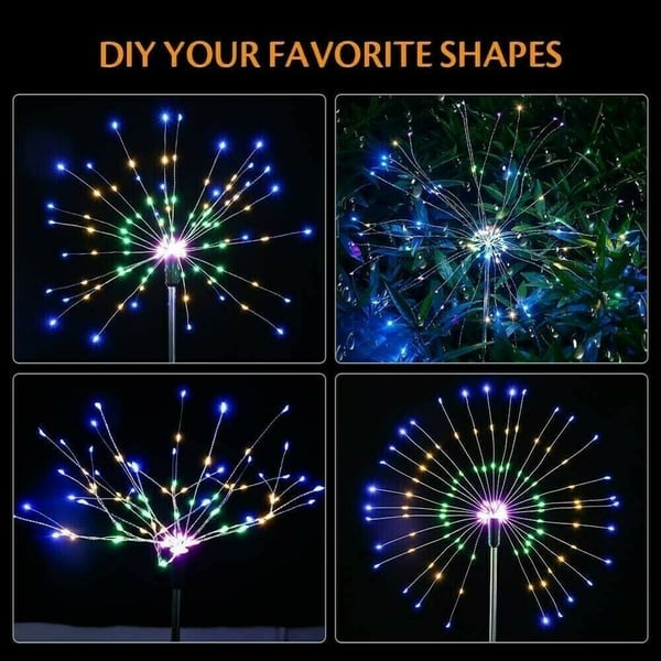📢📢50% OFF !!!⏰Waterproof Solar Garden Fireworks Lamp