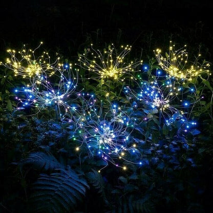📢📢50% OFF !!!⏰Waterproof Solar Garden Fireworks Lamp