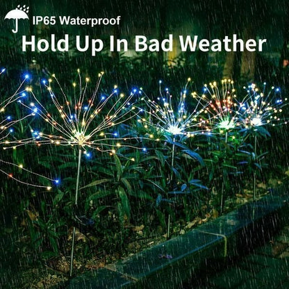 📢📢50% OFF !!!⏰Waterproof Solar Garden Fireworks Lamp