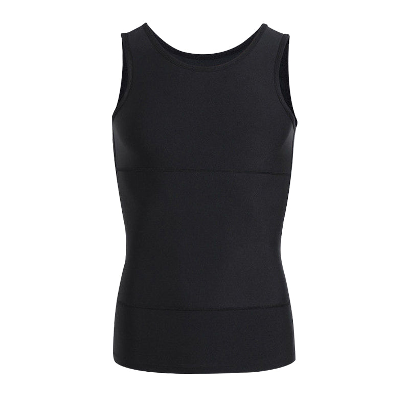 📢📢50% OFF!!⏰Men's Solid Slimming Abdominal Control Vest