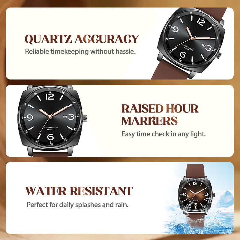 📢📢50%  OFF !! ⏰Everyday Classic Casual Quartz Watch