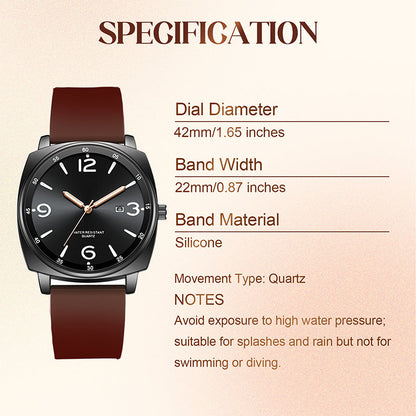 📢📢50%  OFF !! ⏰Everyday Classic Casual Quartz Watch