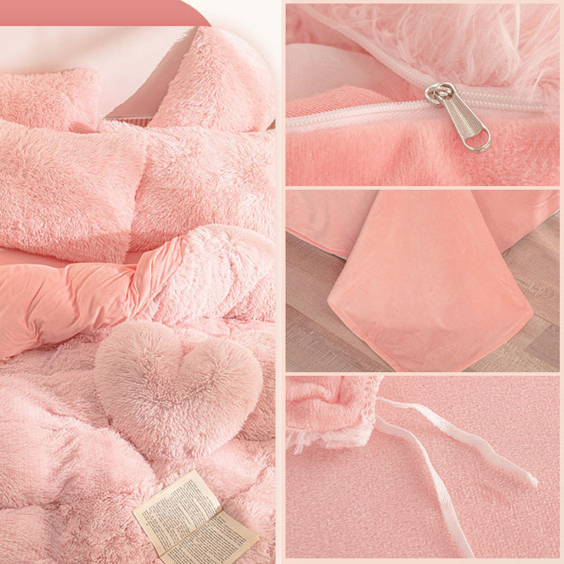 📢📢50%  OFF !! ⏰[winter gift]Winter Warm Plush Bedding 4-Piece Set