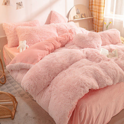 📢📢50%  OFF !! ⏰[winter gift]Winter Warm Plush Bedding 4-Piece Set