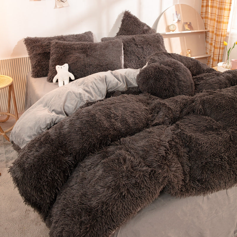 📢📢50%  OFF !! ⏰[winter gift]Winter Warm Plush Bedding 4-Piece Set