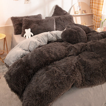📢📢50%  OFF !! ⏰[winter gift]Winter Warm Plush Bedding 4-Piece Set