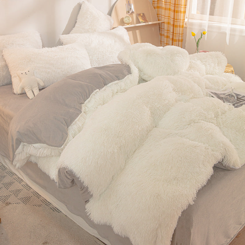 📢📢50%  OFF !! ⏰[winter gift]Winter Warm Plush Bedding 4-Piece Set