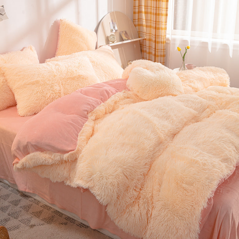 📢📢50%  OFF !! ⏰[winter gift]Winter Warm Plush Bedding 4-Piece Set