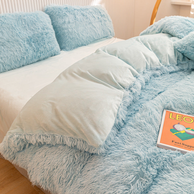 📢📢50%  OFF !! ⏰[winter gift]Winter Warm Plush Bedding 4-Piece Set
