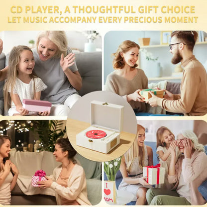 📢📢50% OFF !!!⏰Rechargeable CD Player with Speaker & Bluetooth Transmitter