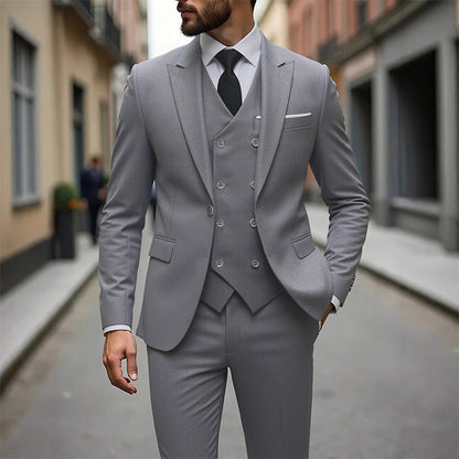 📢📢53% OFF !!!⏰Men's Slim-Fit 3-Piece Suit Set