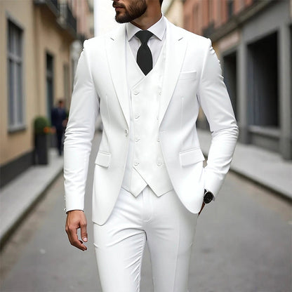 📢📢53% OFF !!!⏰Men's Slim-Fit 3-Piece Suit Set