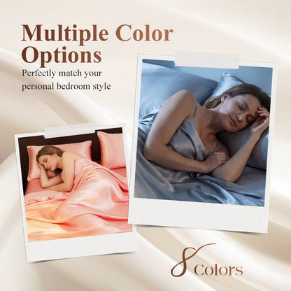 📢📢50% OFF !!!⏰Solid Color Satin Flat Sheet