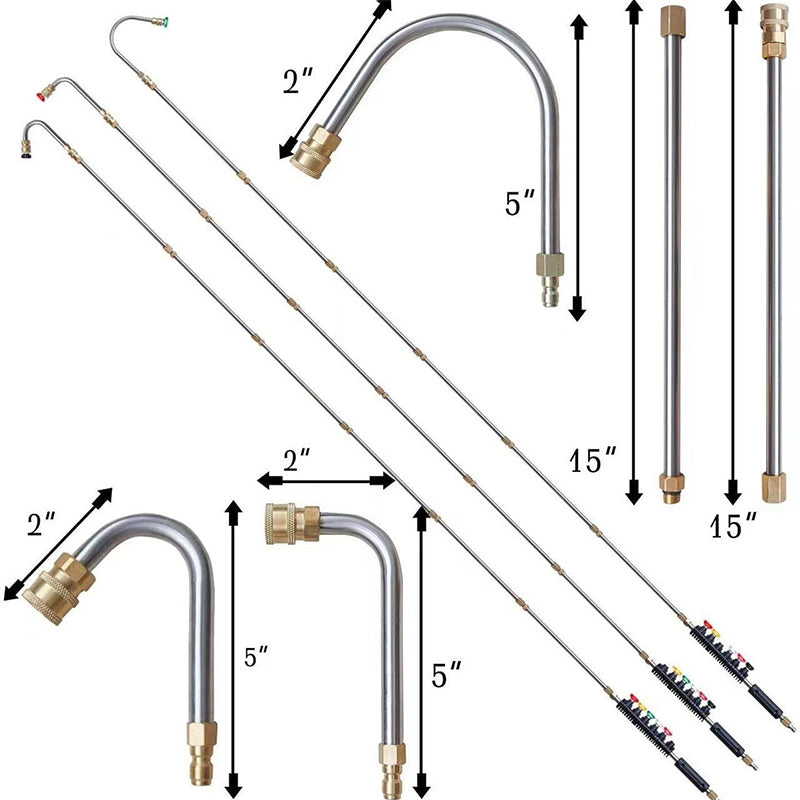 📢📢50% OFF!!⏰4000 PSI High-Pressure Cleaning Wand Set